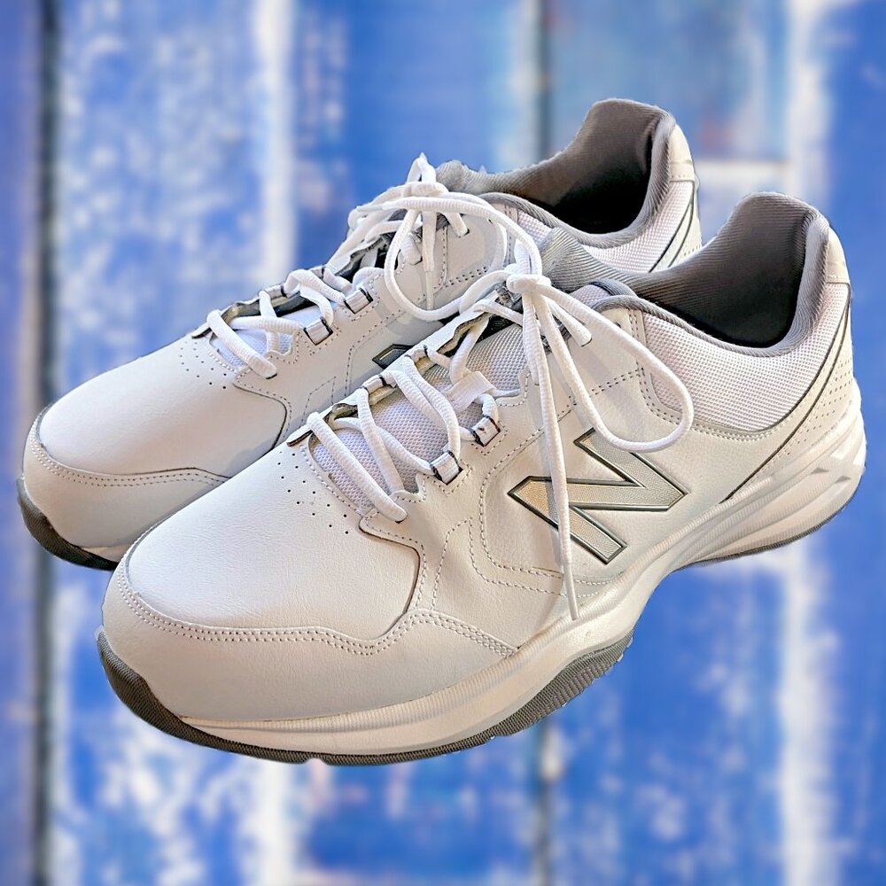 New Balance Mens 411 V1 MA411LW1 White Athletic Shoes Sneakers Size 15 4E Wide